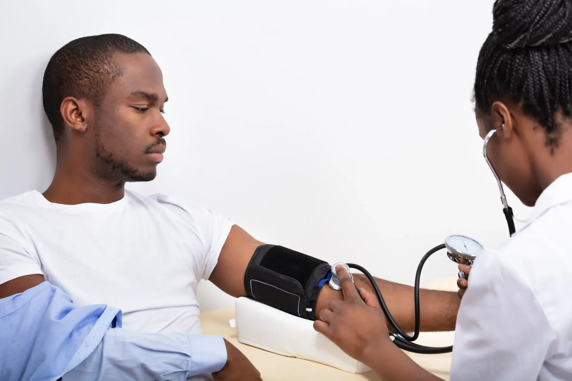 Ashworths Clinic blood pressure monitoring appointment.